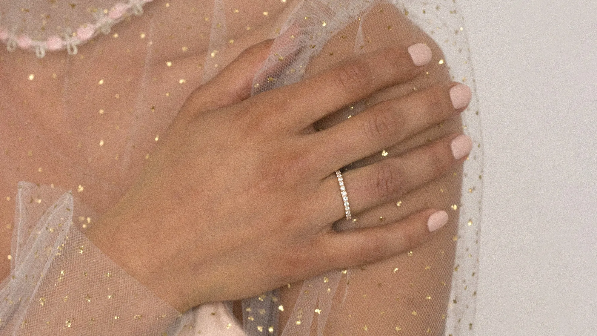 14K H-I/SI Lab Grown Diamond Eternity Band Ring