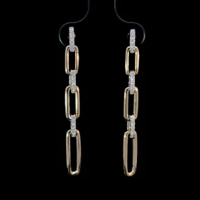 163446 - .18 ctw diamond earrings