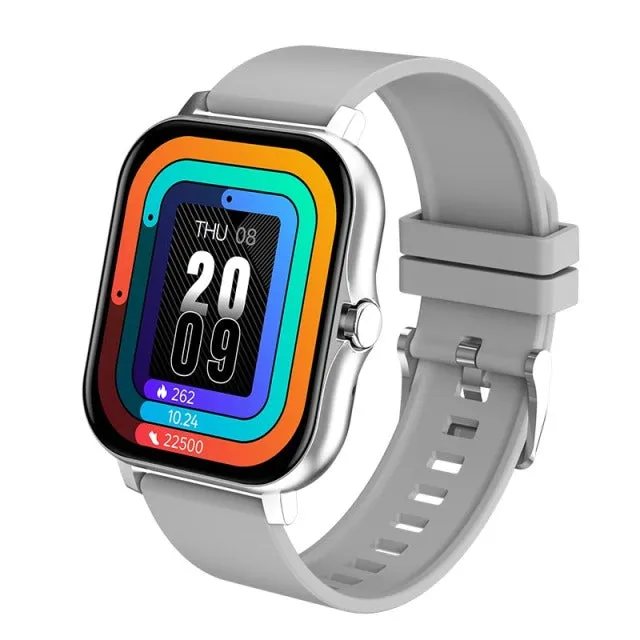 2021 New Women Smart watch Men 1.69&quot; Color Screen Full touch Fitness Tracker Men Call Smart Clock Ladies For Android IOS BOX