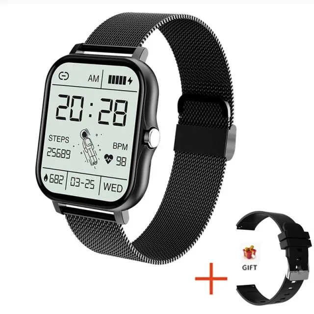 2021 New Women Smart watch Men 1.69&quot; Color Screen Full touch Fitness Tracker Men Call Smart Clock Ladies For Android IOS BOX