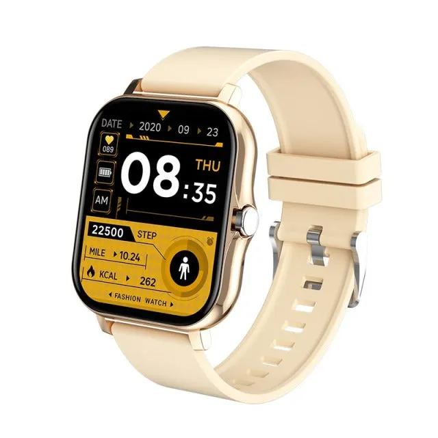 2021 New Women Smart watch Men 1.69&quot; Color Screen Full touch Fitness Tracker Men Call Smart Clock Ladies For Android IOS BOX