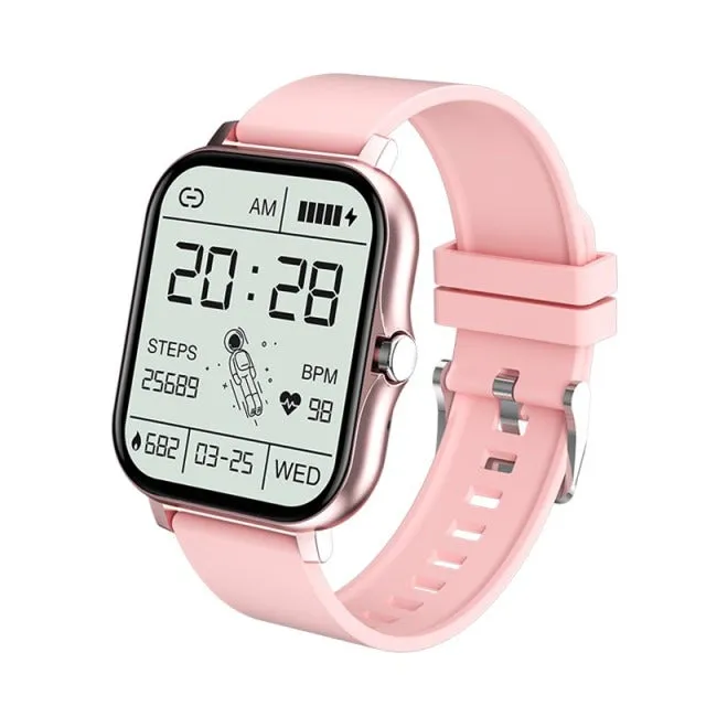 2021 New Women Smart watch Men 1.69&quot; Color Screen Full touch Fitness Tracker Men Call Smart Clock Ladies For Android IOS BOX