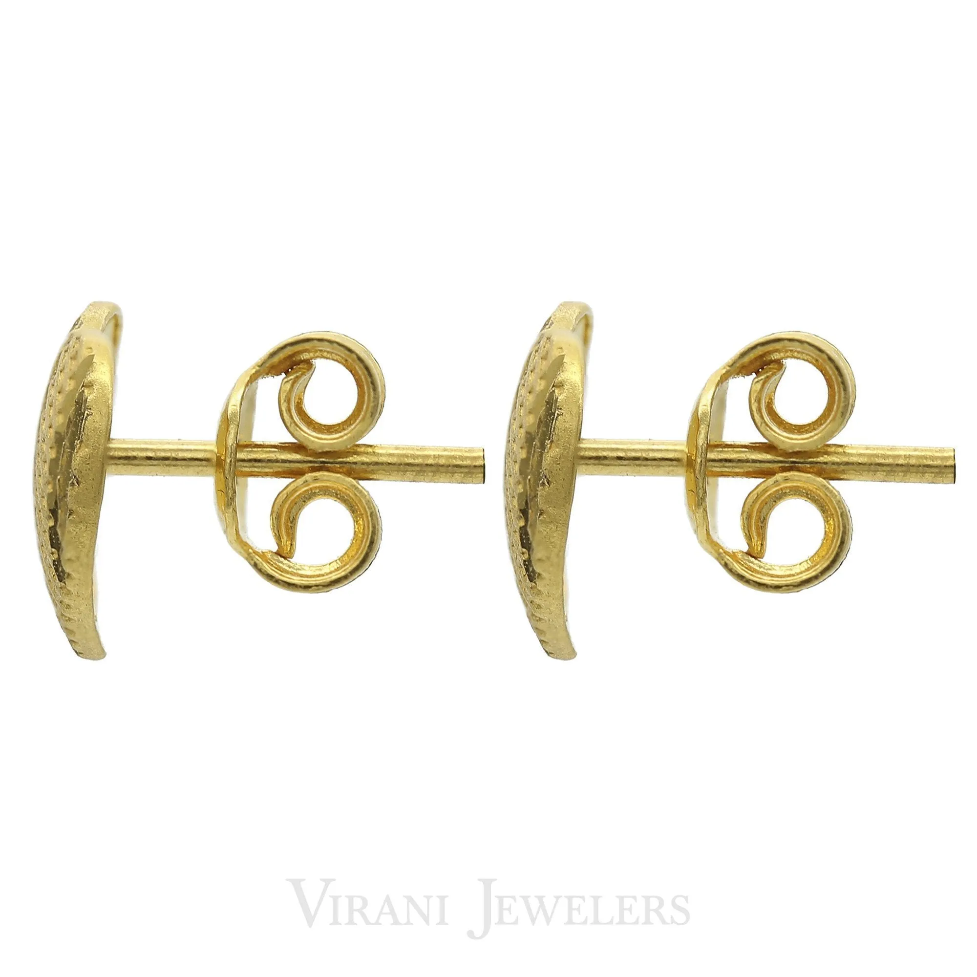 22K Gold Pendant and Earrings Set
