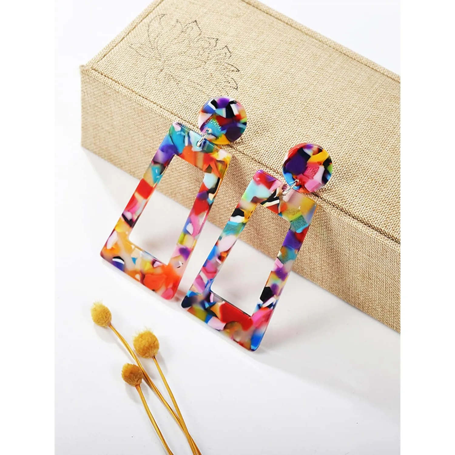 4-Pairs: Women's Drop Earring Pendants