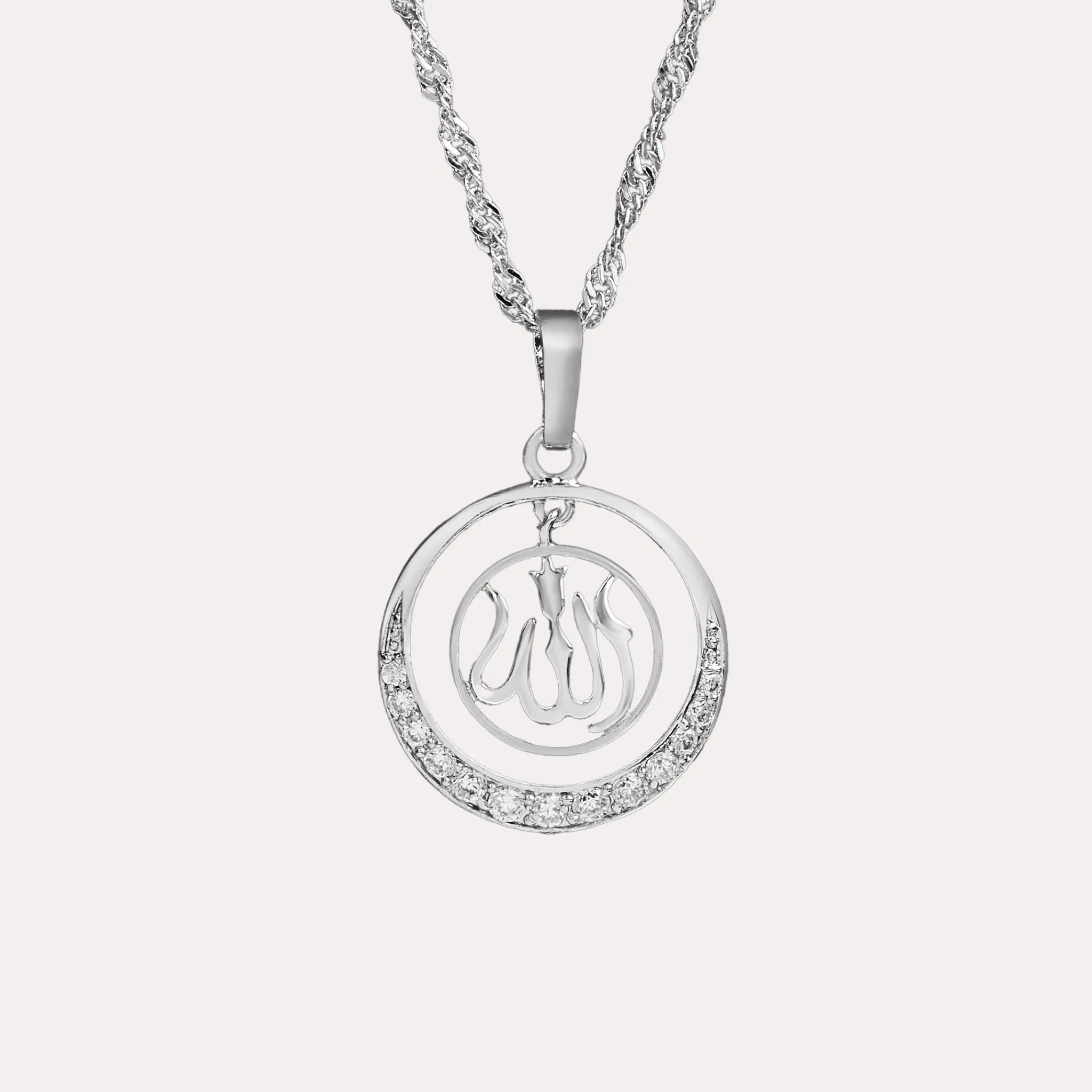Allah Crystal Necklace