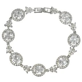 Ansley Cubic Zirconia Bridal Bracelet