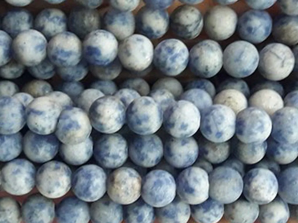 Blue White Semi Precious Quartz Stones