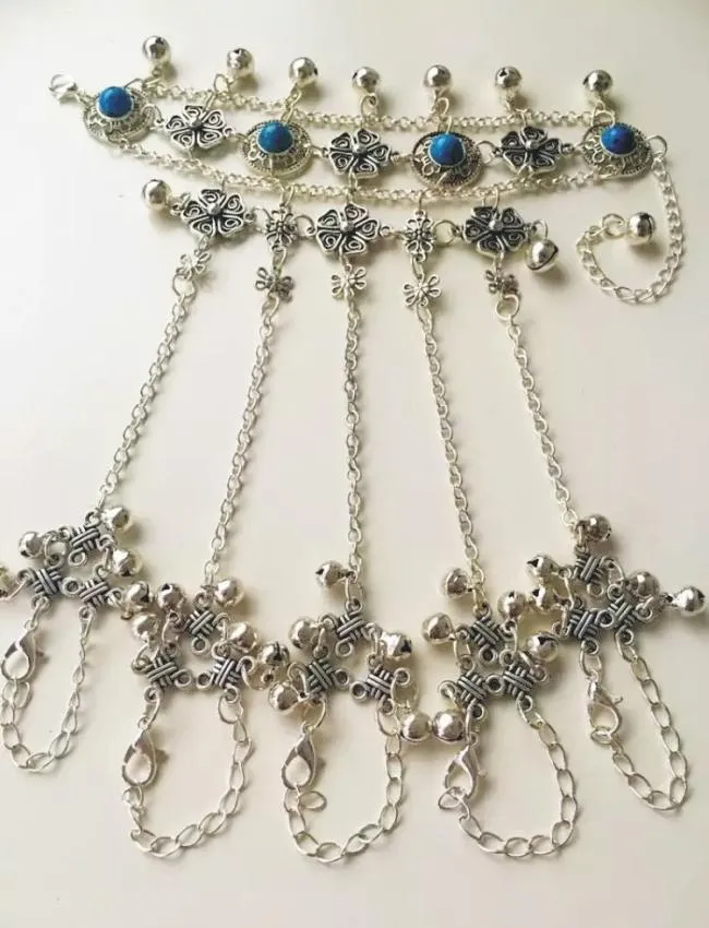 Bohemia retro ring bell bracelet