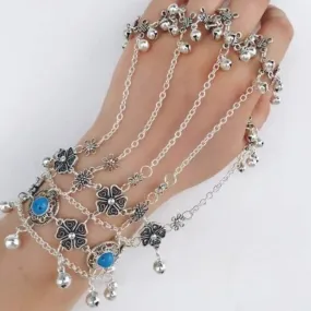 Bohemia retro ring bell bracelet