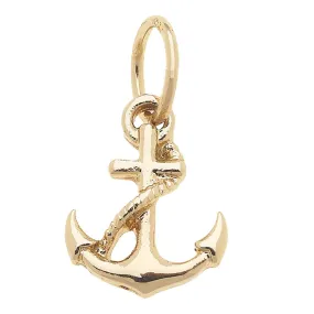 CANVAS STYLE CHARM BAR - Anchor Charm in Shiny Gold