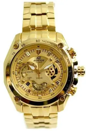Casio Edifice EF-550FG-9AV Gold Stainless Steel