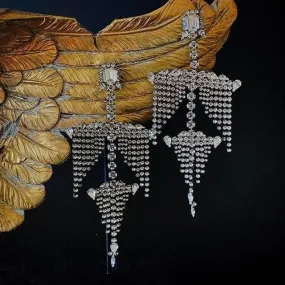 CHANDELIER CRYSTAL EARINGS
