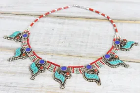Circling a Turquoise Sky Necklace