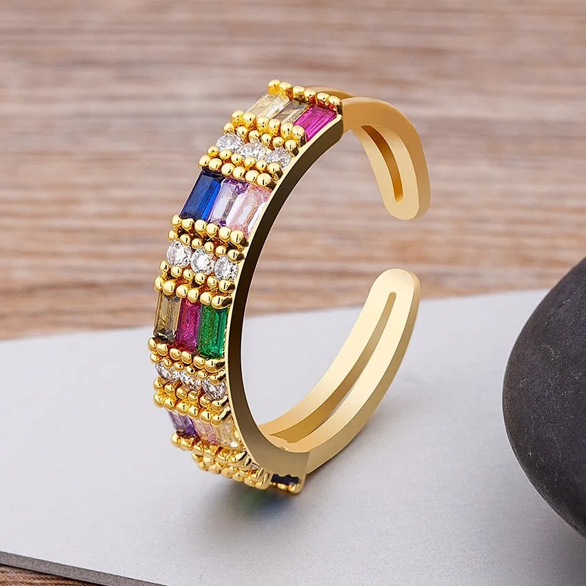 Classic Wedding Open Simple Finger Rings