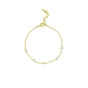Cobi Bracelet - Gold   Pearl