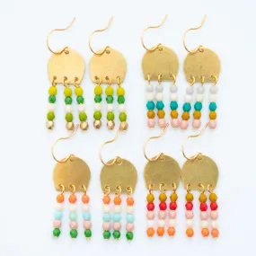 Colorful Fringe Earrings