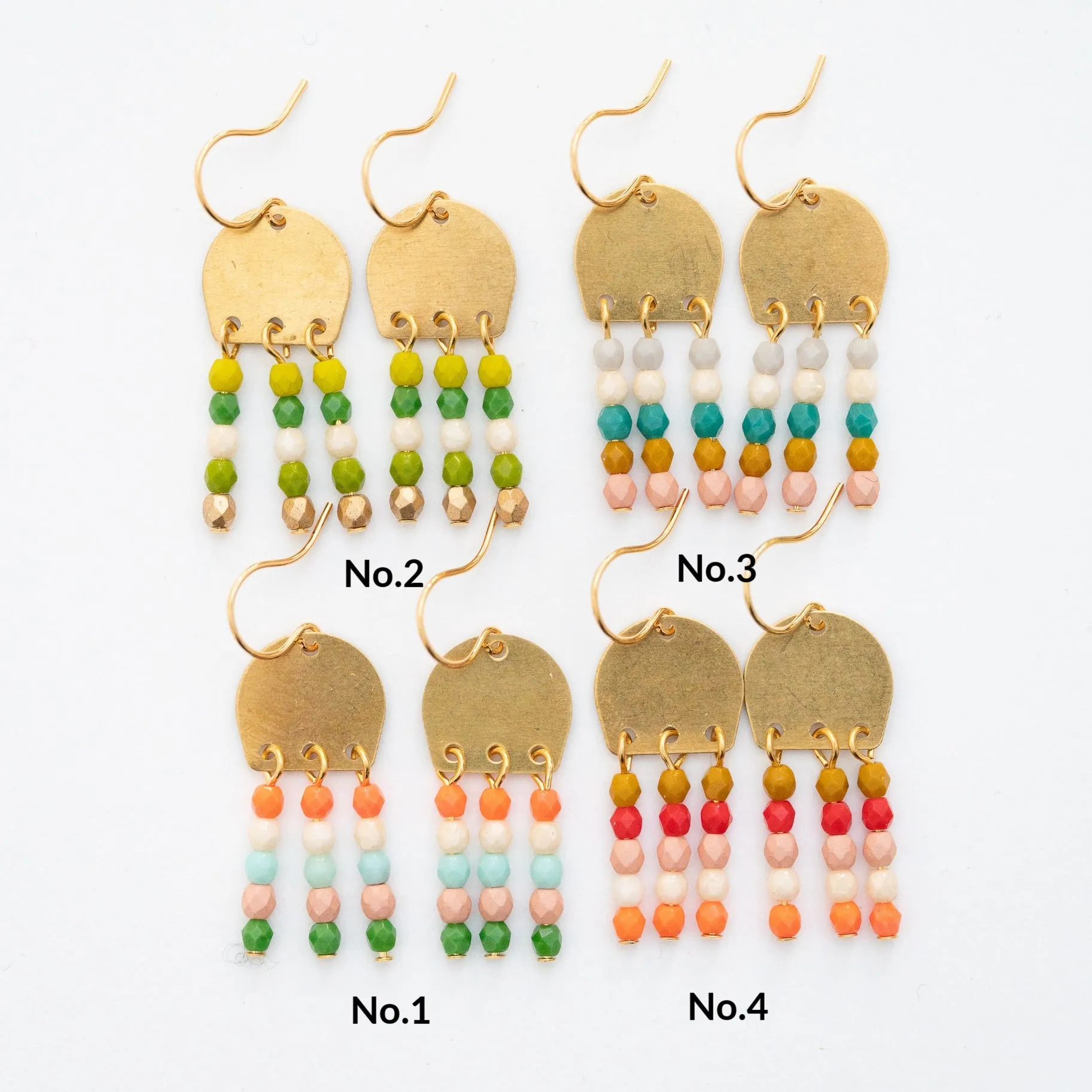 Colorful Fringe Earrings