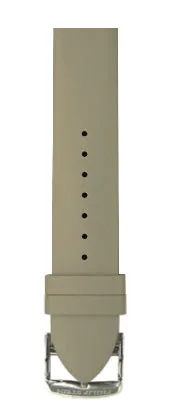 Cream Natural Rubber Strap - Model 2-RCRXE
