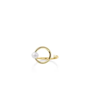 CURL RING PEARL