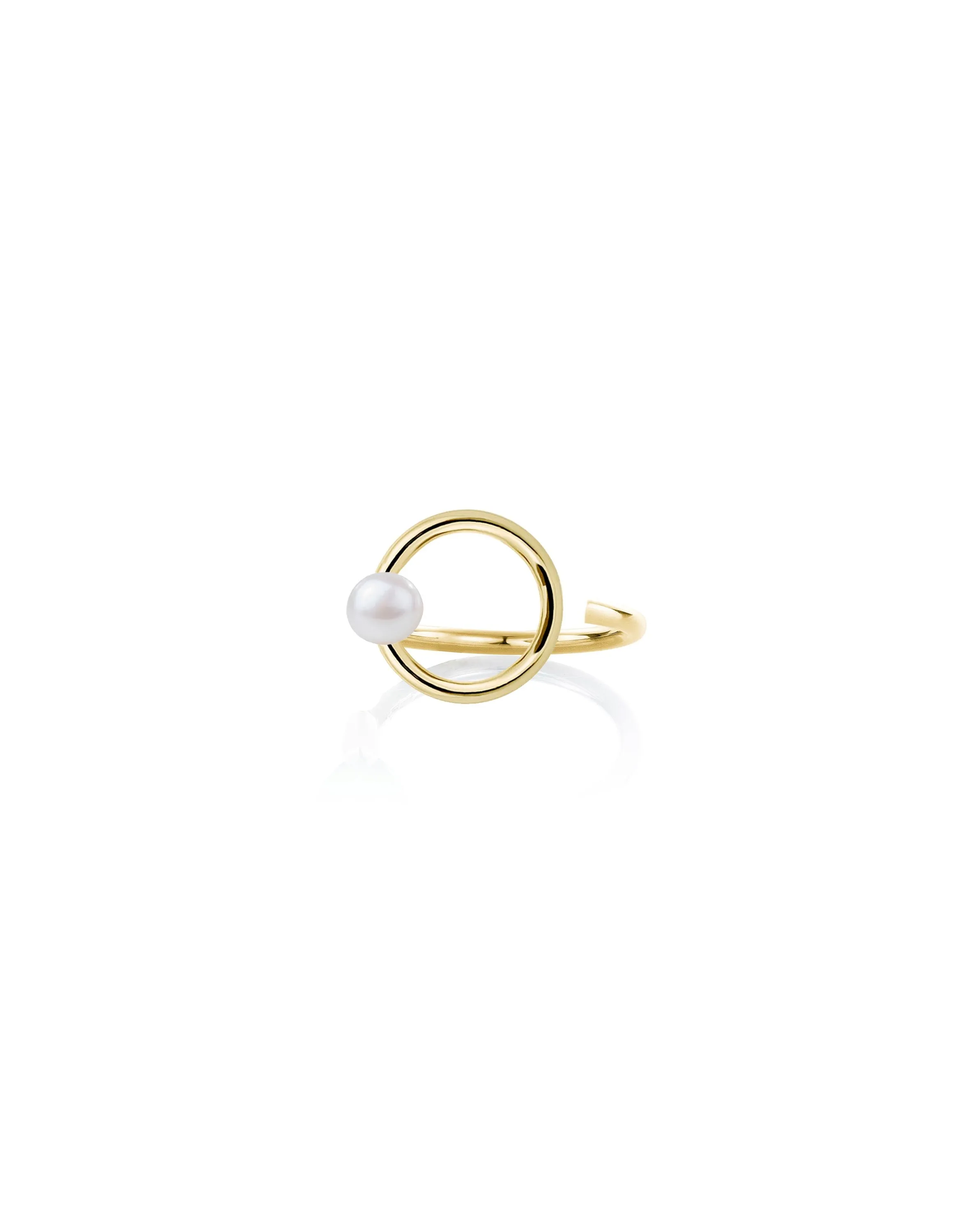 CURL RING PEARL