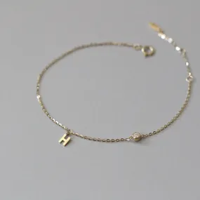 DELICATE INITIAL BRACELETS