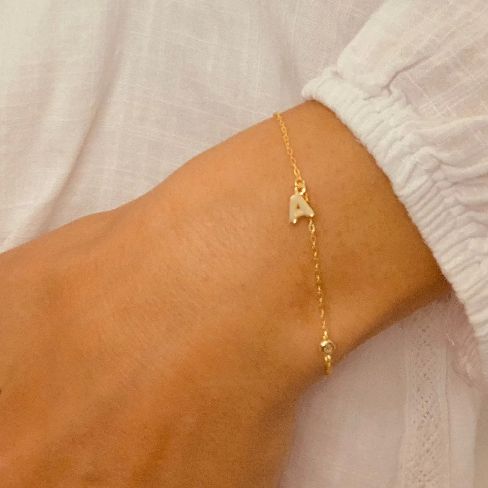 DELICATE INITIAL BRACELETS