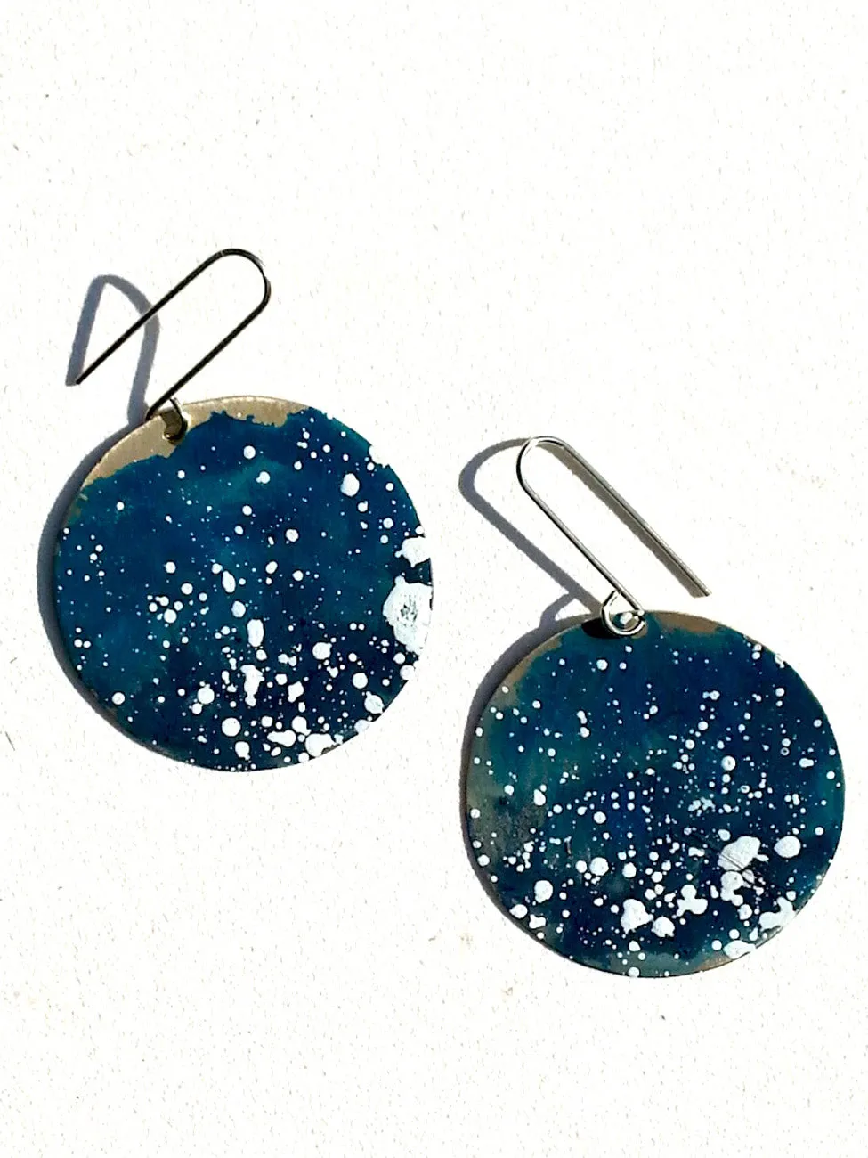 Earrings Disco Alpaca Galaxy