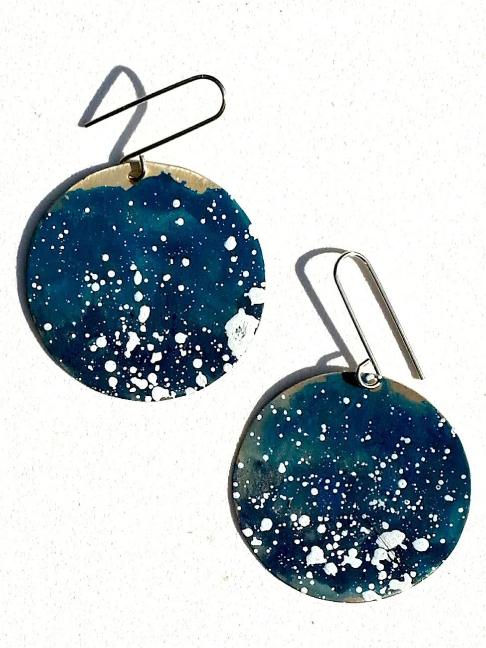 Earrings Disco Alpaca Galaxy