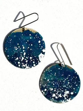 Earrings Disco Alpaca Galaxy