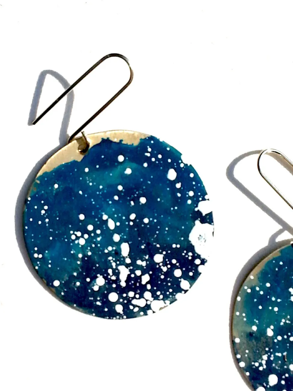 Earrings Disco Alpaca Galaxy