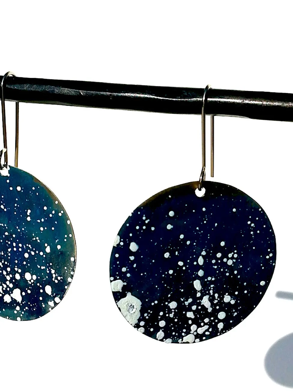 Earrings Disco Alpaca Galaxy