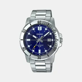 Enticer Men's Analog Stainless Steel Watch A1364 - MTP-VD01D-2EVUDF