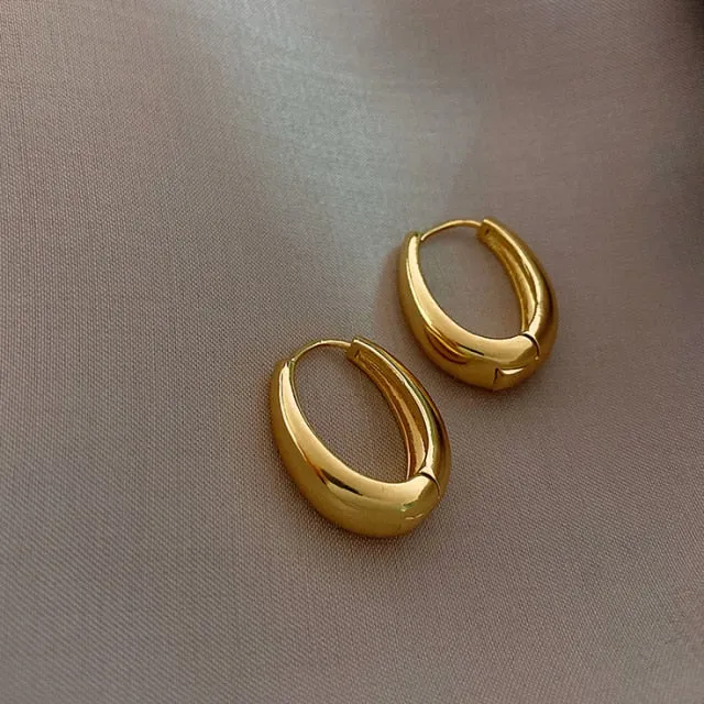 Fashion New Stainless Steel Stud Earrings For Women