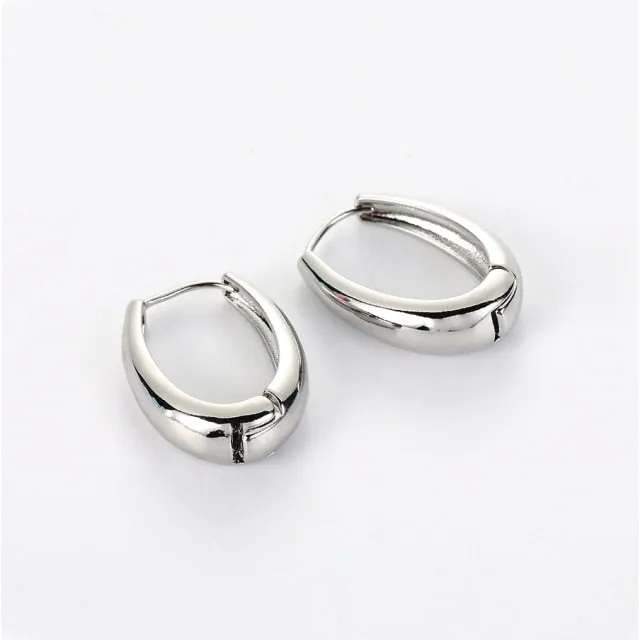 Fashion New Stainless Steel Stud Earrings For Women