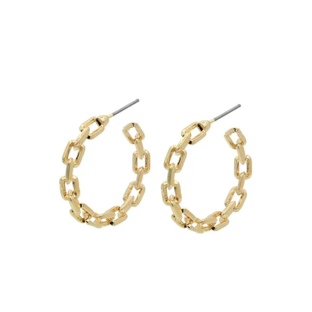 Fashion New Stainless Steel Stud Earrings For Women