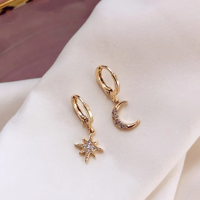 Fashion New Stainless Steel Stud Earrings For Women
