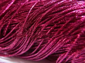 Fuchsia Pink Nakshi / Bullion Wire