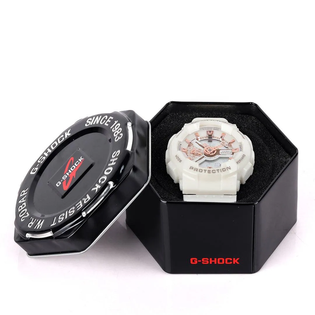 G-Shock Resin-Strap Ana-Digi White Watch