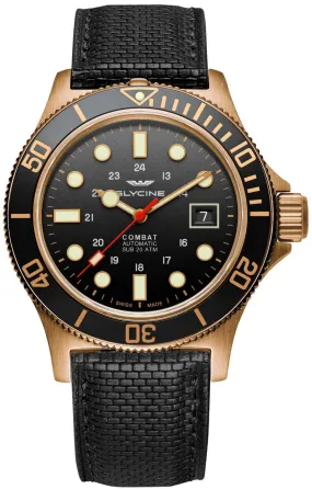 Glycine Watch Combat Sub 42 Bronze