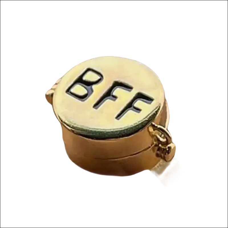 Gold BFF Rings Aesthetics