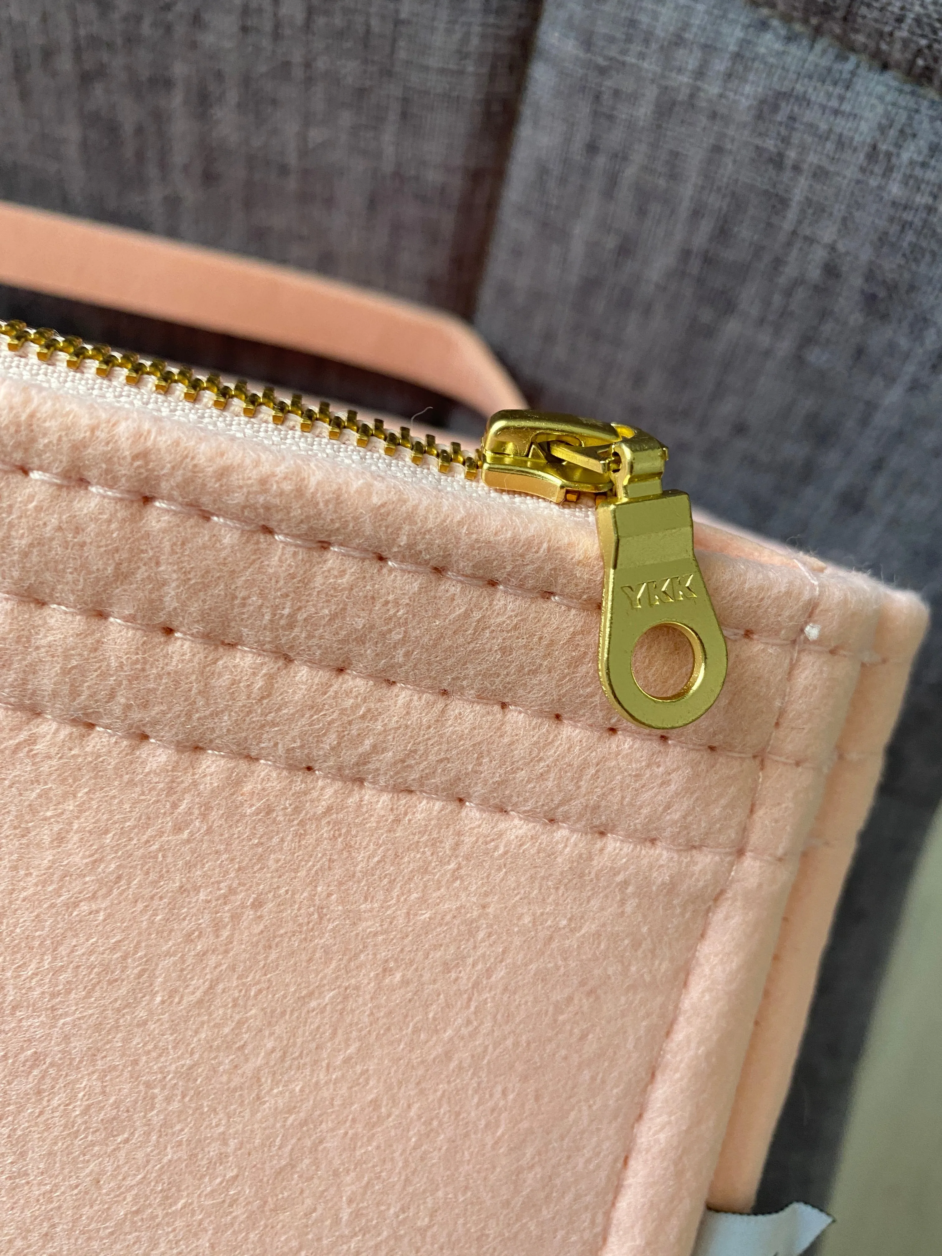 Graceful PM LV Purse Organizer Insert, Rose Ballerine, 3mm Felt, Shaper/Liner/Protector, Only @AlgorithmBags® for Louis Vuitton