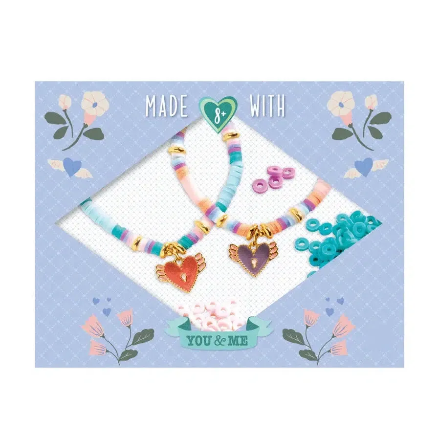 Heart Heishi Beads & Jewelry