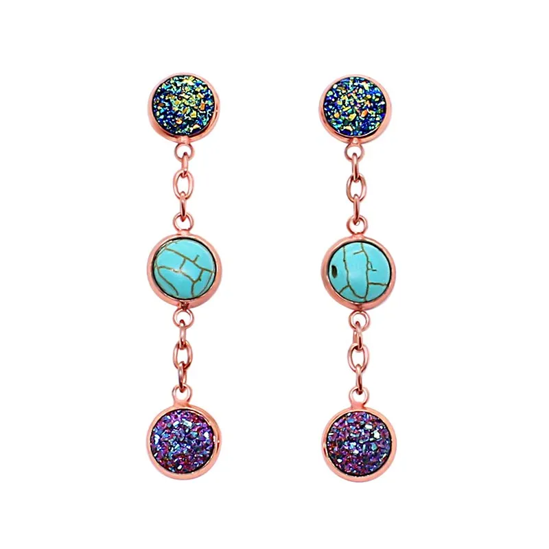 Jorja Druzy Earrings