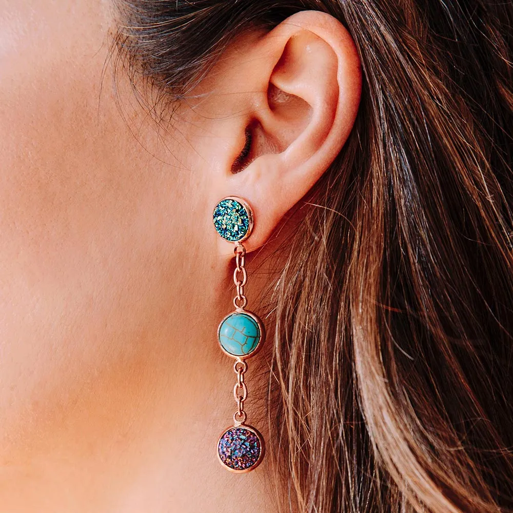 Jorja Druzy Earrings