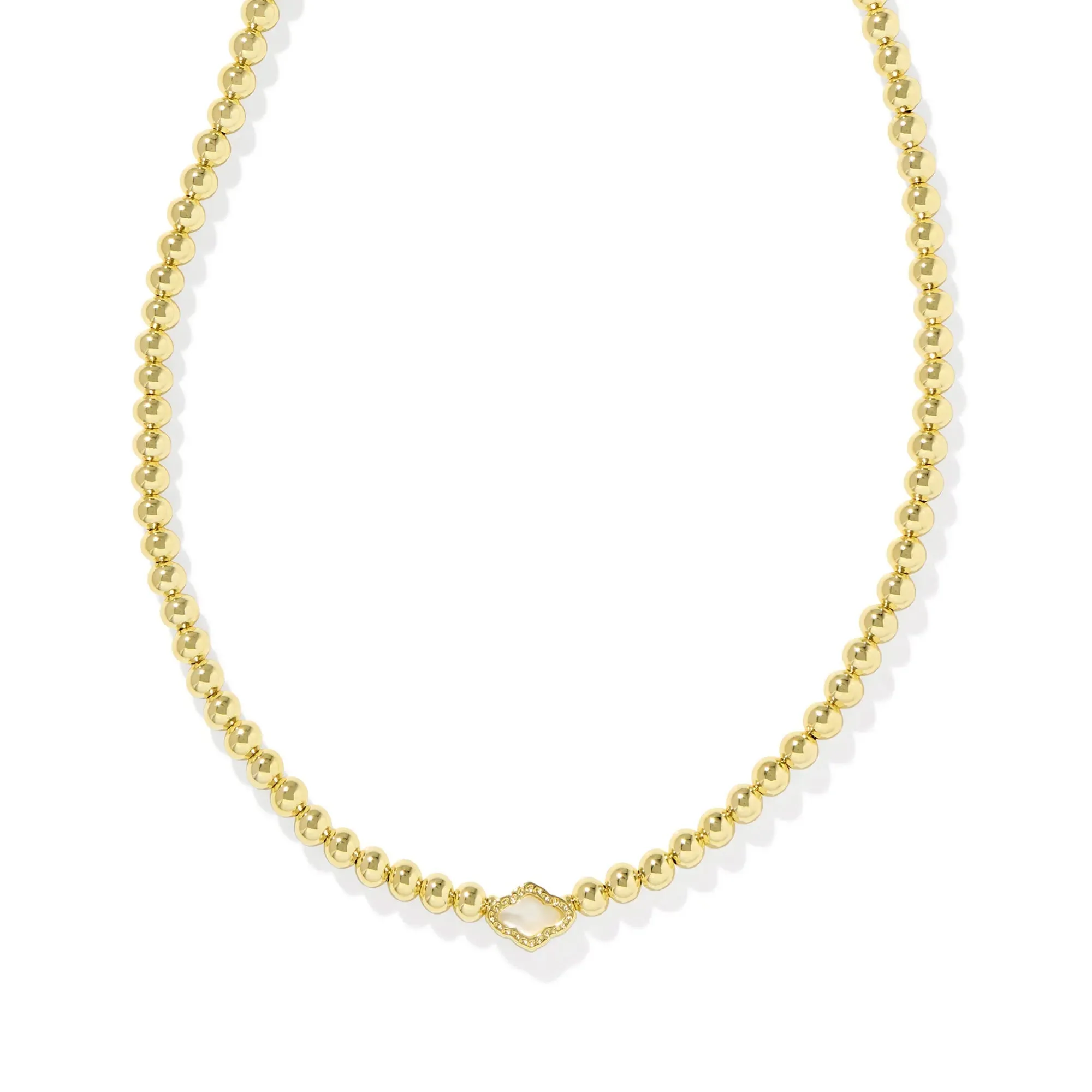 Kendra Scott Abbie Beaded Necklace in Mother-of-Pearl