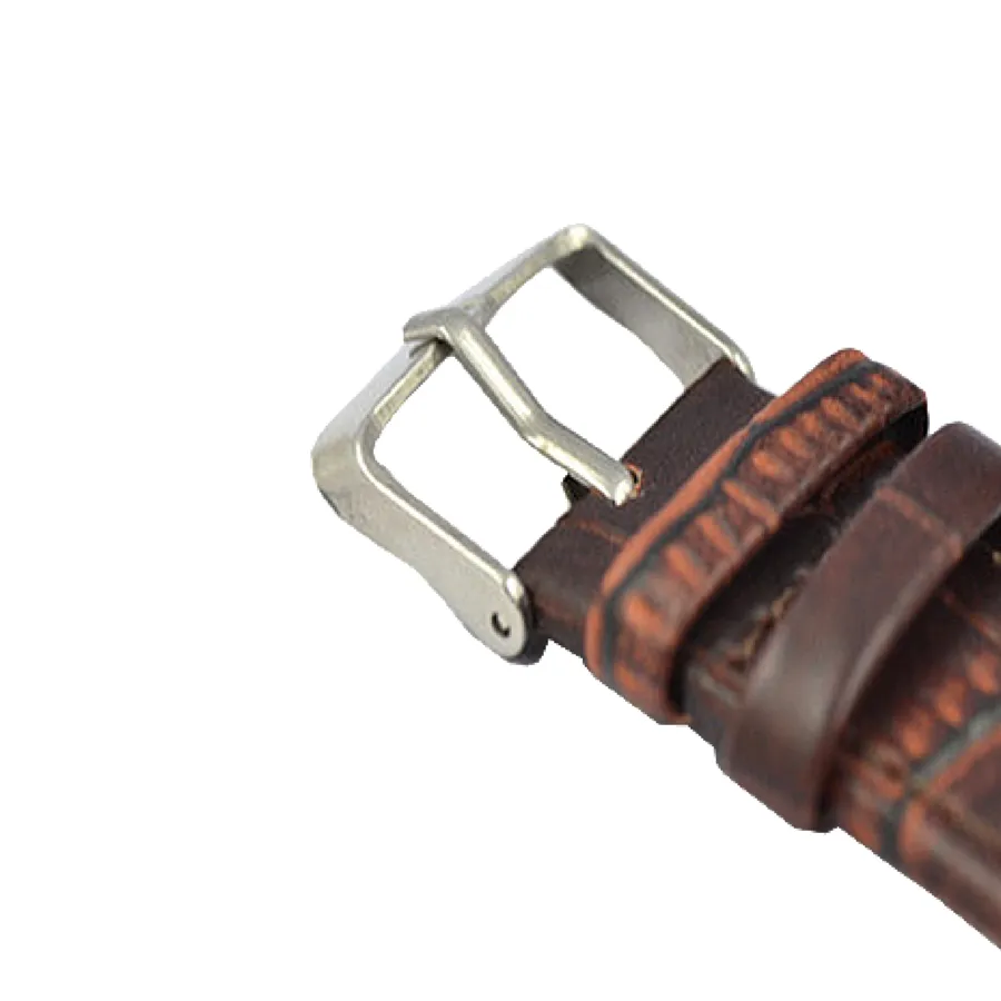 Kevin Signore Men's Brown Leather Strap Watch