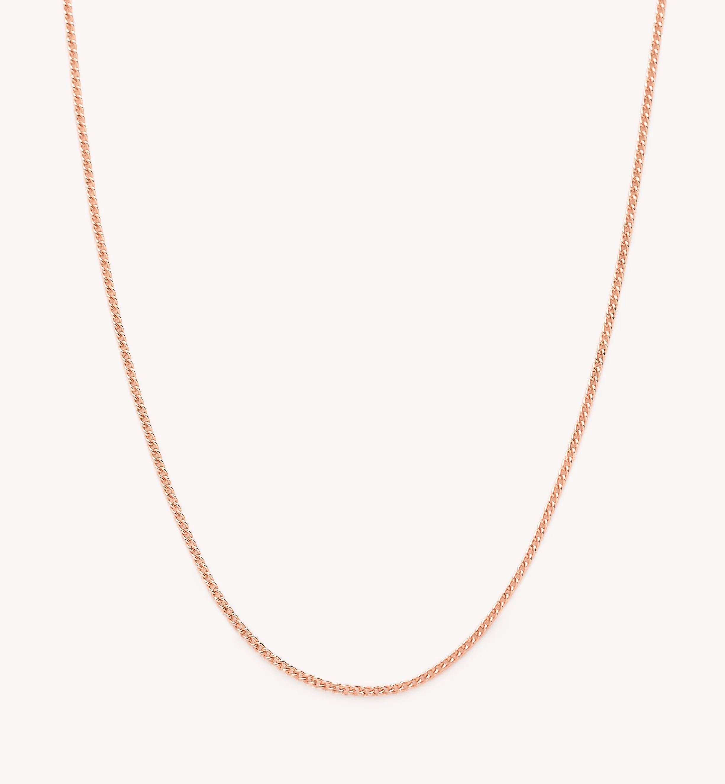 Linda Fine Curb Chain Necklace