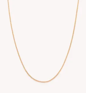 Linda Fine Curb Chain Necklace