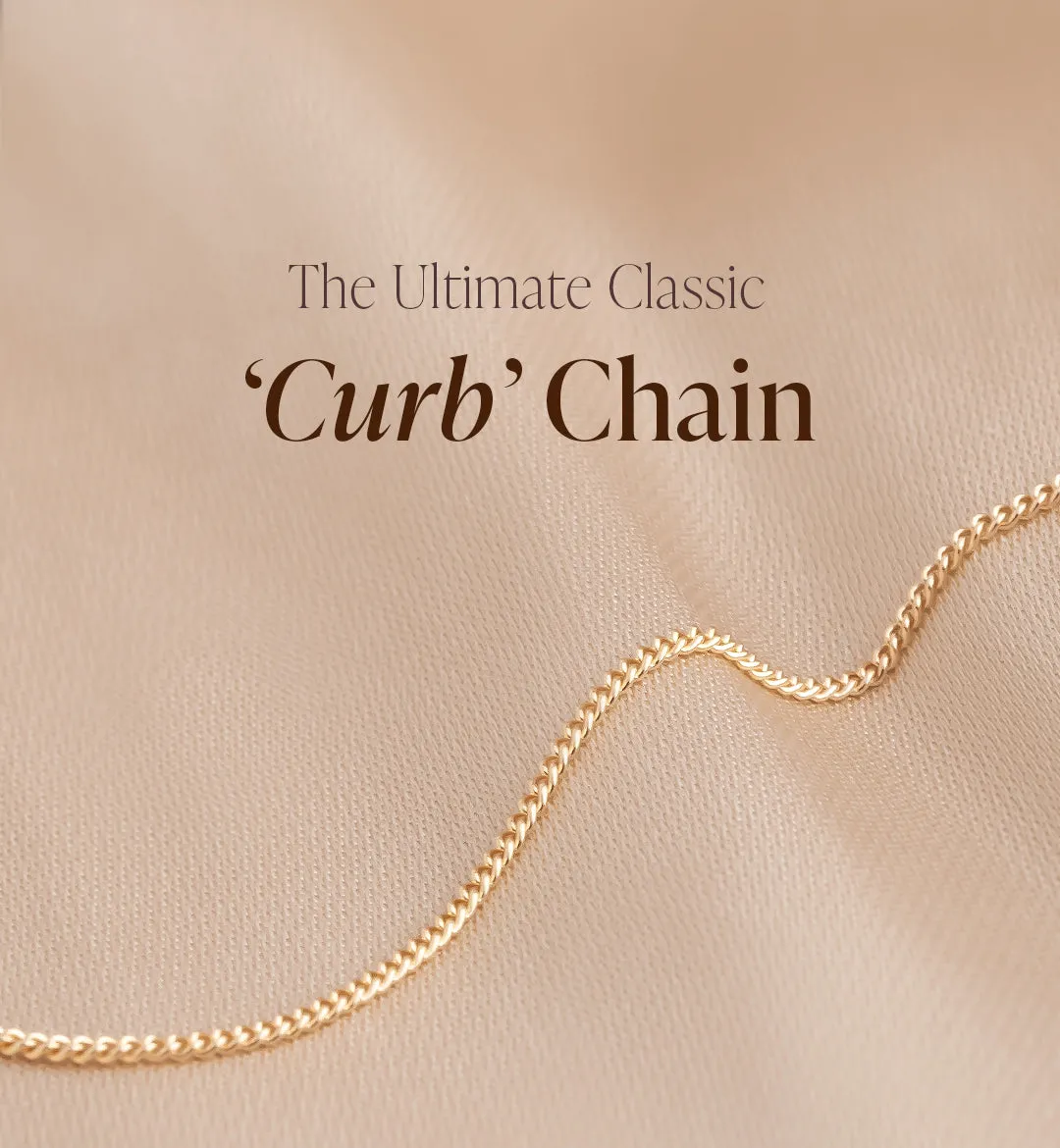 Linda Fine Curb Chain Necklace