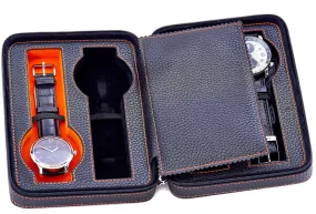 LNCH Watch Case Black And ORSange